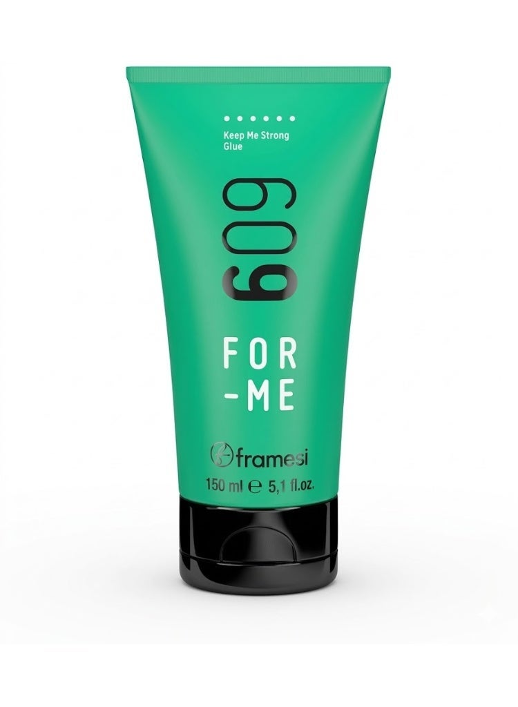 Framesi Morphosis Framesi FOR-ME 609 Keep Me Strong Hair Glue Gel 150ml — Extreme Hold, High Definition Sculpted Styles, Alcohol-Free, Lavender Scent - Image 1