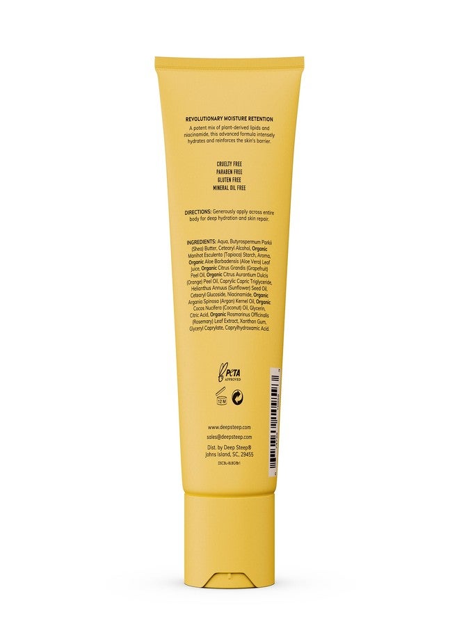 Deep Steep Body Lotion, Grapefruit Bergamot, 8 oz - Moisturizer with Coconut Oil, Shea Butter, Argan Oil, Aloe Vera & Niacinamide - Vegan, Clean Beauty, Daily Skin Hydration - Image 2