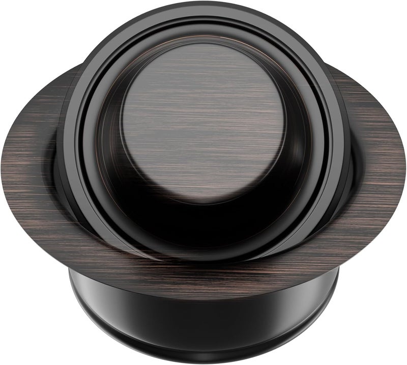 Exakey Garbage Disposal Flange and Stopper for Kitchen Sink,Sink Drain Flange with Stopper for Garbage Disposal Stainless Steel Fit Universal 3-1/2 Inch Standard Sink Drain Opening Oil Rubbed Bronze - Image 3