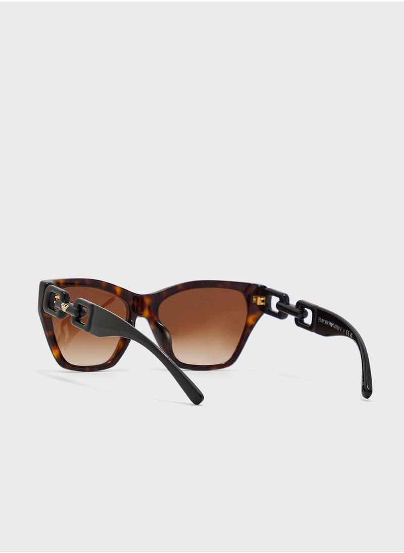 EMPORIO ARMANI 0Ea4203U Cateye Sunglasses  - Image 2