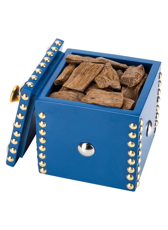 AL SANIDI Incense Tools Set, Heritage Incense, Silver*Blue, Size40*20*6.5Cm  - Image 3