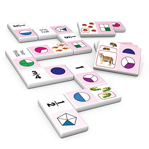 Junior Learning JL485 Fraction Dominoes, Multi 7.8 H x 4.7 L x 1.5 W - Image 5