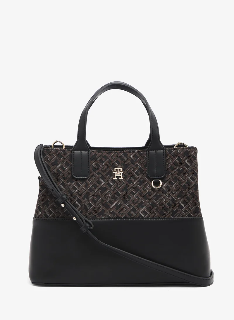 Logo Top Handle Satchel Bag