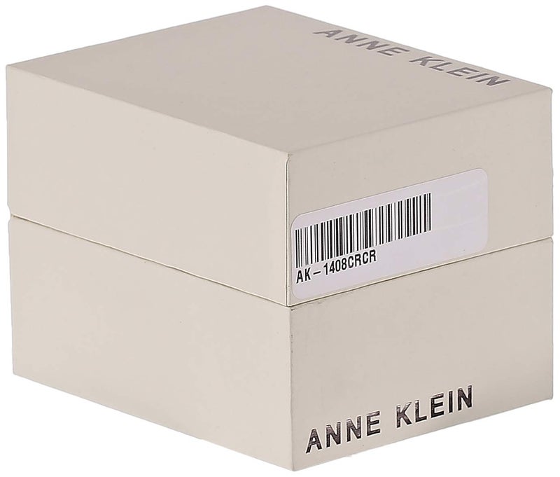 Anne Klein Women's AK/1408CRCR Premium Crystal Accented Cream Bangle Watch - Image 5