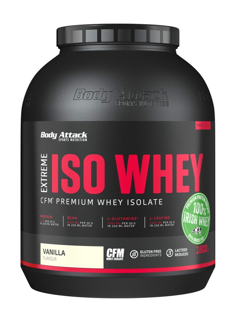 Body Attack Extreme Iso Whey 1.8Kg Vanilla