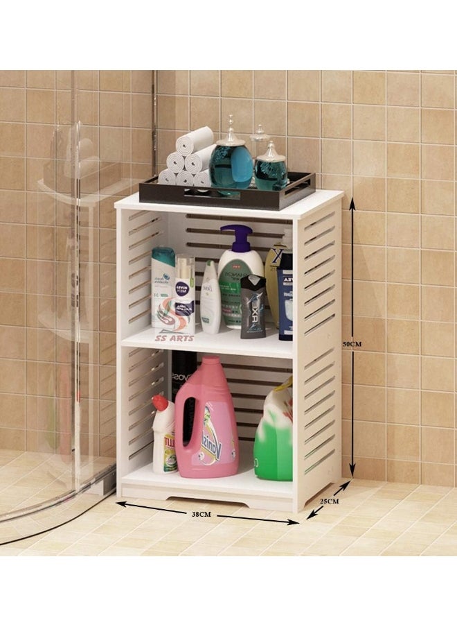 TPGP 2-Tier Bathroom Floor Cabinet/Bathroom Storage Organizer/Livingroom Shelf  - Image 2