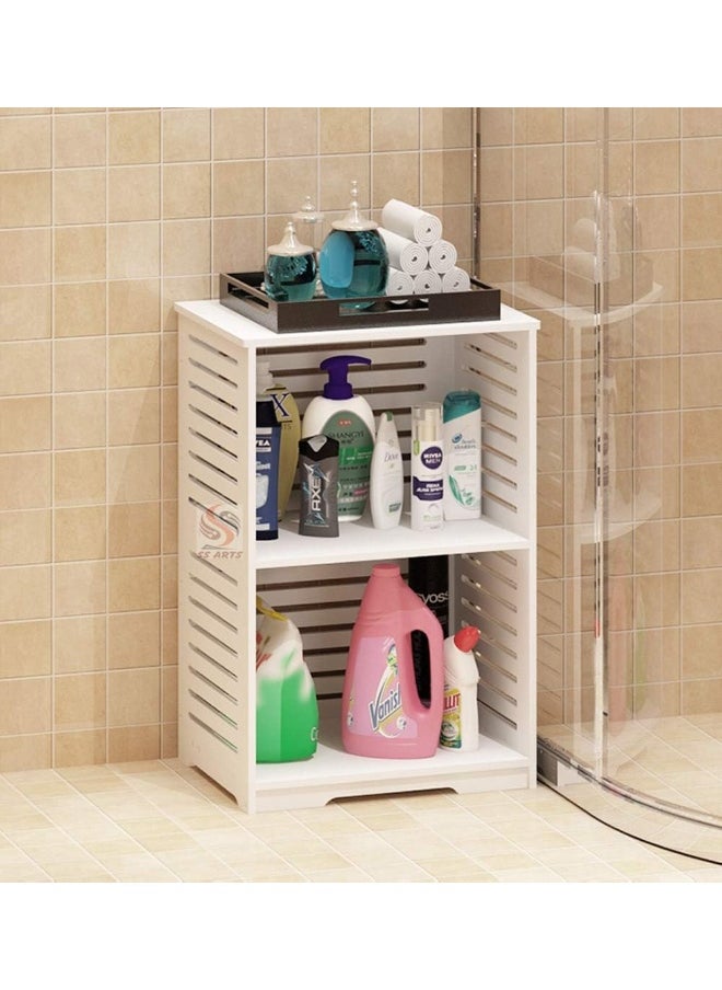 TPGP 2-Tier Bathroom Floor Cabinet/Bathroom Storage Organizer/Livingroom Shelf  - Image 1