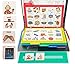 Smile4Autism Visual Communication Book162 ASD Photo Picture Cards Autism Language Vocabulary Speech Articulation Therapy ADHD Aprexia Learning English Plastic Cartoon Picture Book Small - Image 3