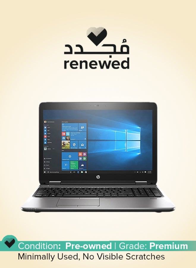 HP Renewed - ProBook 650 G3 With 15.6-Inch Display Screen,Core i5-7th Generation/8GB RAM/256GB SSD/Windows 10 English Grey - Image 1