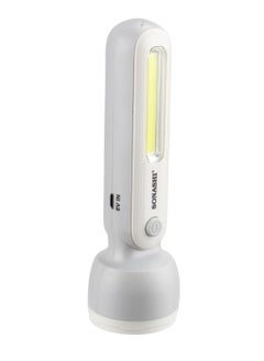 SONASHI Rechargeable LED Flashlight  1 Pc Bright LED with Charge Indicator  800mAh Battery with Continuous Working of 2 Hours  Portable and Durable Product for Emergencies and Camps SPLT-108N White  - Image 2