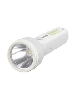 SONASHI Rechargeable LED Flashlight  1 Pc Bright LED with Charge Indicator  800mAh Battery with Continuous Working of 2 Hours  Portable and Durable Product for Emergencies and Camps SPLT-108N White  - Image 3