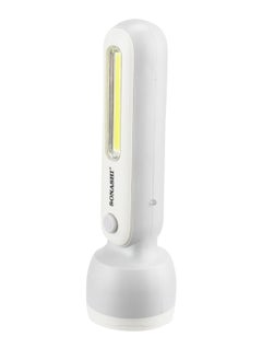 SONASHI Rechargeable LED Flashlight  1 Pc Bright LED with Charge Indicator  800mAh Battery with Continuous Working of 2 Hours  Portable and Durable Product for Emergencies and Camps SPLT-108N White  - Image 1