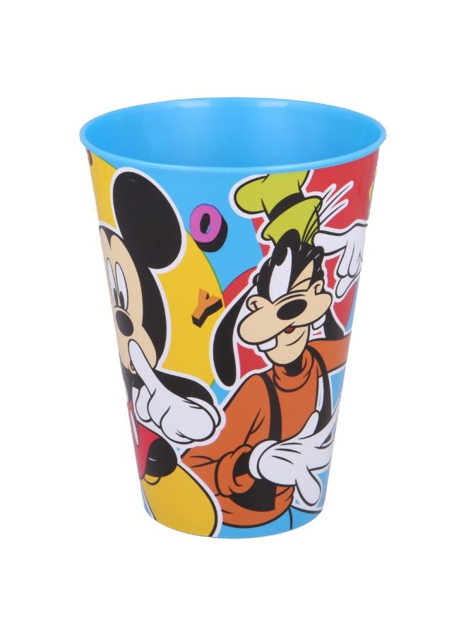 Disney Large Easy Tumbler 430 ML Mickey Cool Summer Glass Bpa Free Straw Lid Fun and Magical Beverage Container for Kids - Image 3