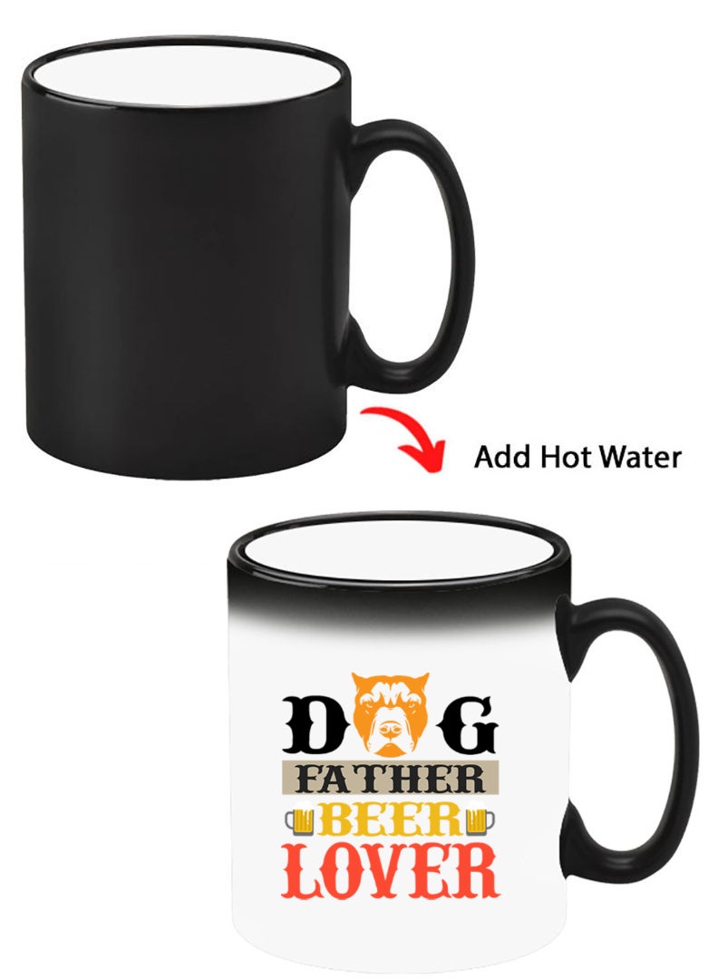 Theodor Color Changing Heat Sensitive Ceramic Mug, Image Revealed When HOT Liquid is Added! Dog mom - Image 1