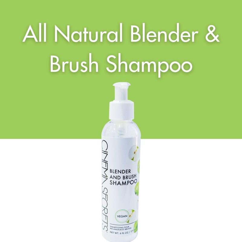 Cinema Secrets Vegan Makeup Brush Cleaner - Sponge & Makeup Brush Shampoo for Deep Cleansing - Removes Build-Up & Stains - Gentle & Cruelty-Free Beauty Tools Accessories (6 oz) - Image 2