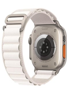 Alpine Loop Compatible with Apple Watch Ultra Band,Metal connector Rugged Woven Nylon Men G-Hook Strap for iWatch Series Ultra SE 49mm 45mm 44mm