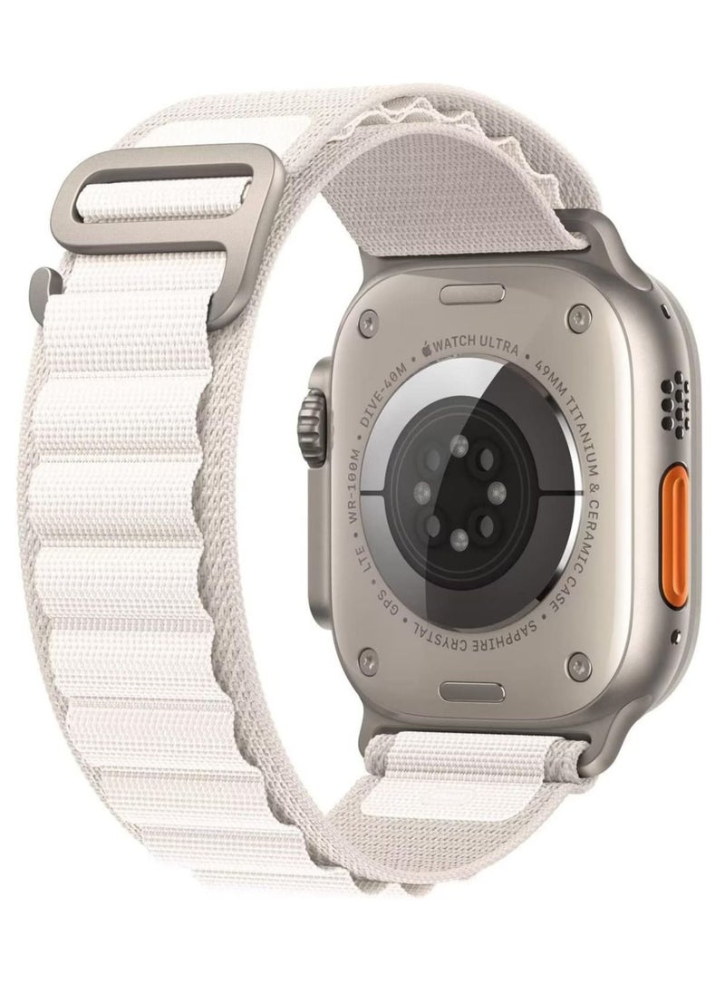 Generic - Alpine Loop Compatible with Apple Watch Ultra Band,Metal connector Rugged Woven Nylon Men G-Hook Strap for iWatch Series Ultra SE 49mm 45mm 44mm - Image 1
