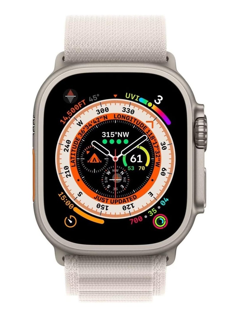 Generic - Alpine Loop Compatible with Apple Watch Ultra Band,Metal connector Rugged Woven Nylon Men G-Hook Strap for iWatch Series Ultra SE 49mm 45mm 44mm - Image 1