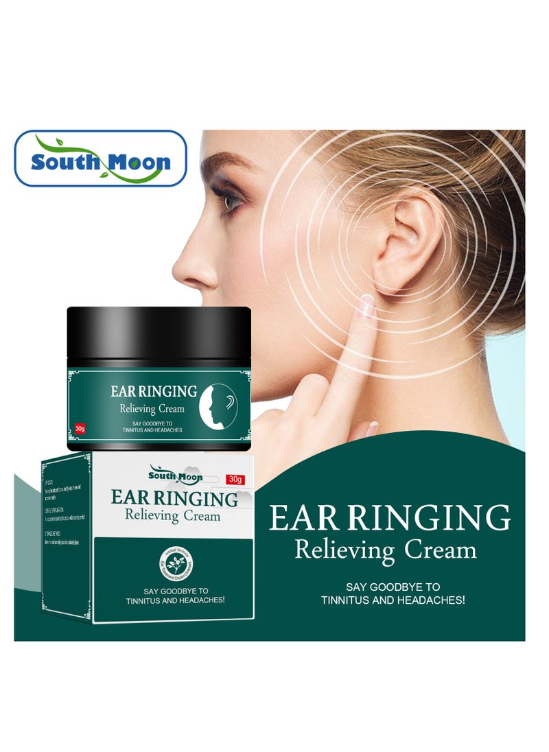 SOUTH MOON South Moon Tinnitus Health Cream relieves earache/tinnitus/deafness/soreness, ear analgesic ointment tinnitus treatment relieves earache and tinnitus treatment  - Image 1