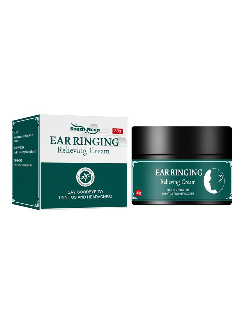 South Moon Tinnitus Health Cream relieves earache/tinnitus/deafness/soreness, ear analgesic ointment tinnitus treatment relieves earache and tinnitus treatment