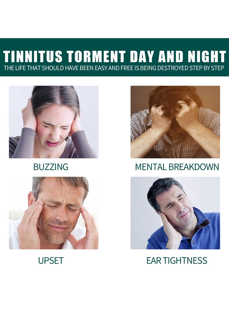 South Moon Tinnitus Health Cream relieves earache/tinnitus/deafness/soreness, ear analgesic ointment tinnitus treatment relieves earache and tinnitus treatment
