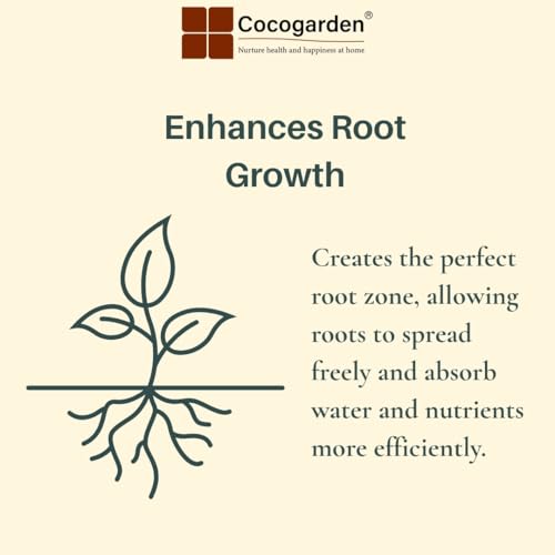 Cocogarden Cocopeat Block for Plants 5kg - Organic Coco Peat Brick, Expands up to 75 ltrs of Powder, Natural Garden Soil for Potting Mixture Home Terrace Gardening and Potted Plants - Image 5