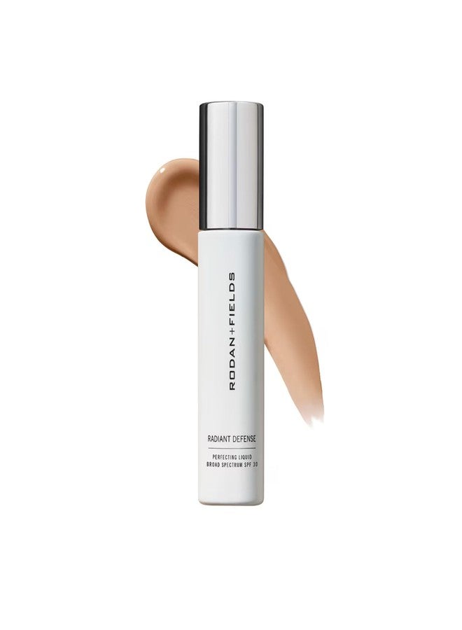Rodan Fields RODAN + FIELDS Radiant Defense Perfecting Liquid SPF 30 - Beige, 50 mL, 4-in-1 Makeup & Skin Care Beauty Solution, Face Sunscreen, Moisturizer, Light Foundation - Image 1