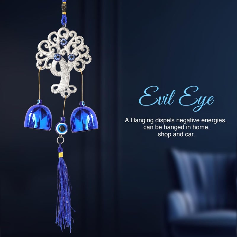 Crystu Fengshui Evil Eye Wind Chimes Hanging for Window Balcony Decor Home Endurance Door Decoration Wind Chimes for Home Positive Energy - Image 4