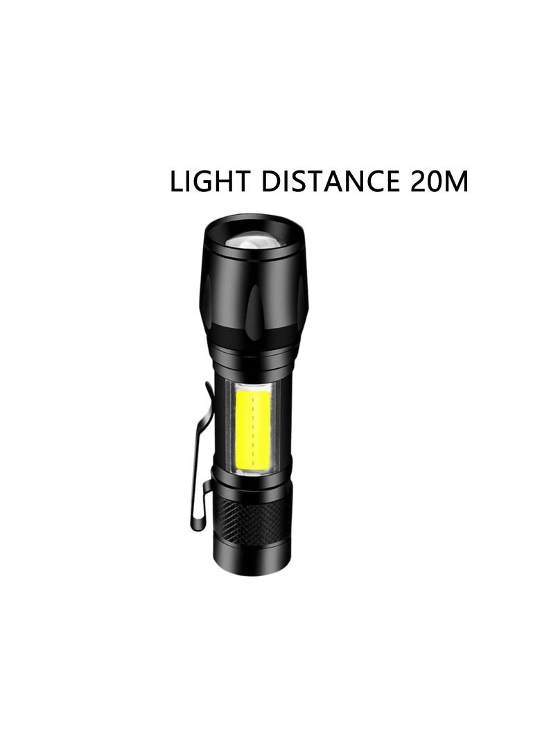 AROAQ Outdoor Portable Flashlight Rechargeable Multi-function Torch for Emergency Camping and Outdoor Camping - Image 1