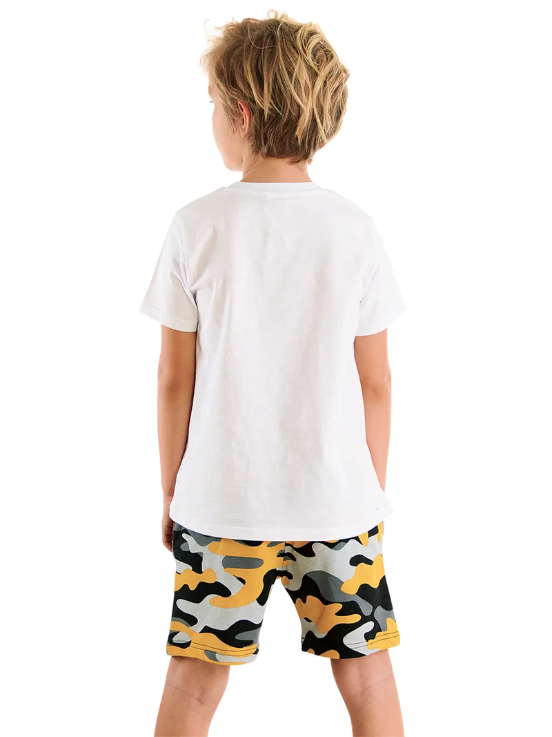MSHB&G Motocycle Boy T-shirt&Shorts Set