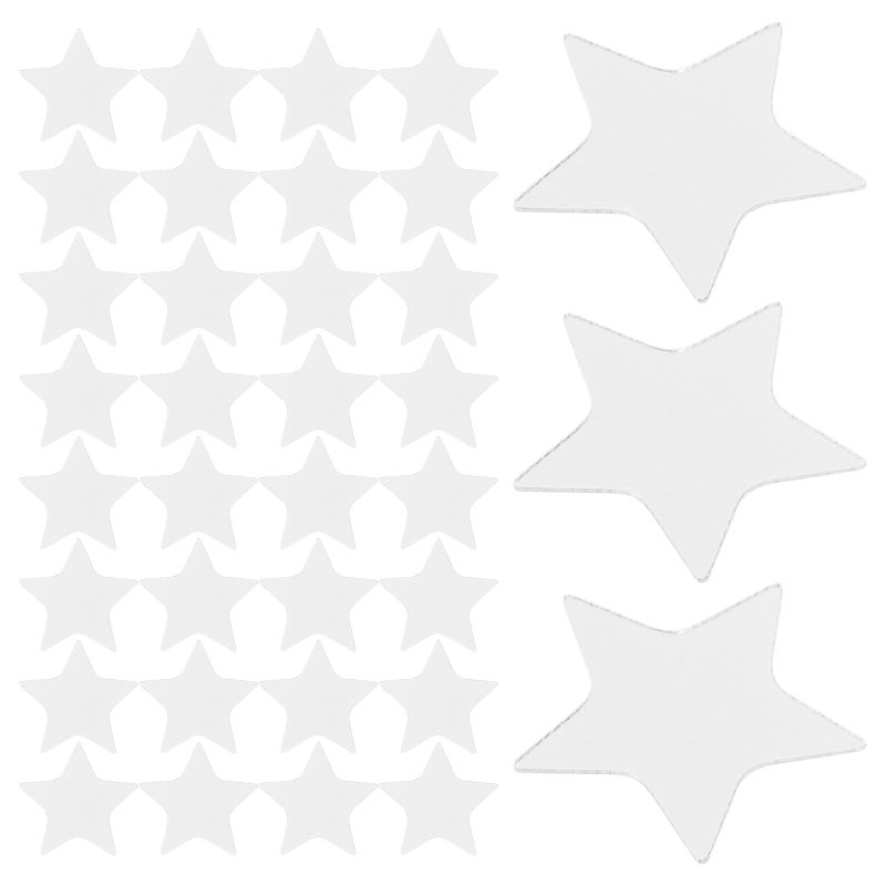 200 pcs Star Wall Sticker Bedroom Wall Decoration Self-adhesive Wall Mirror-like Decal - Image 5