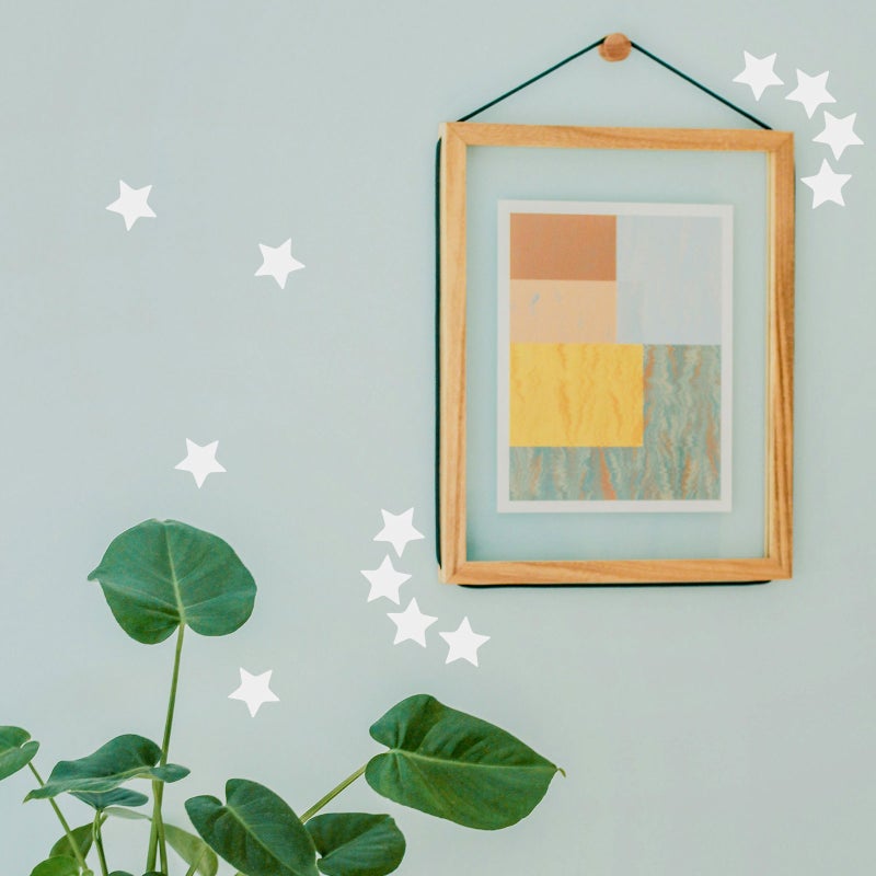 200 pcs Star Wall Sticker Bedroom Wall Decoration Self-adhesive Wall Mirror-like Decal - Image 4
