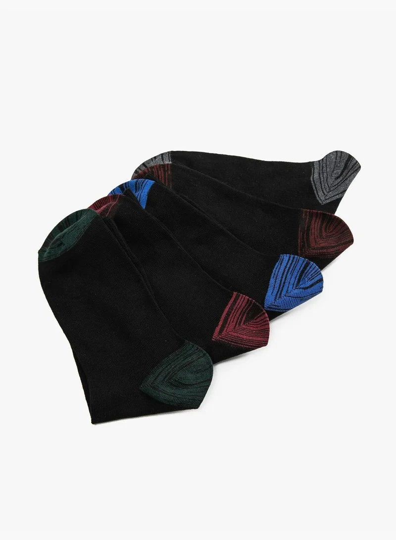 KOTON Basic Socket Socks Set 5-Pack Colour Detailed