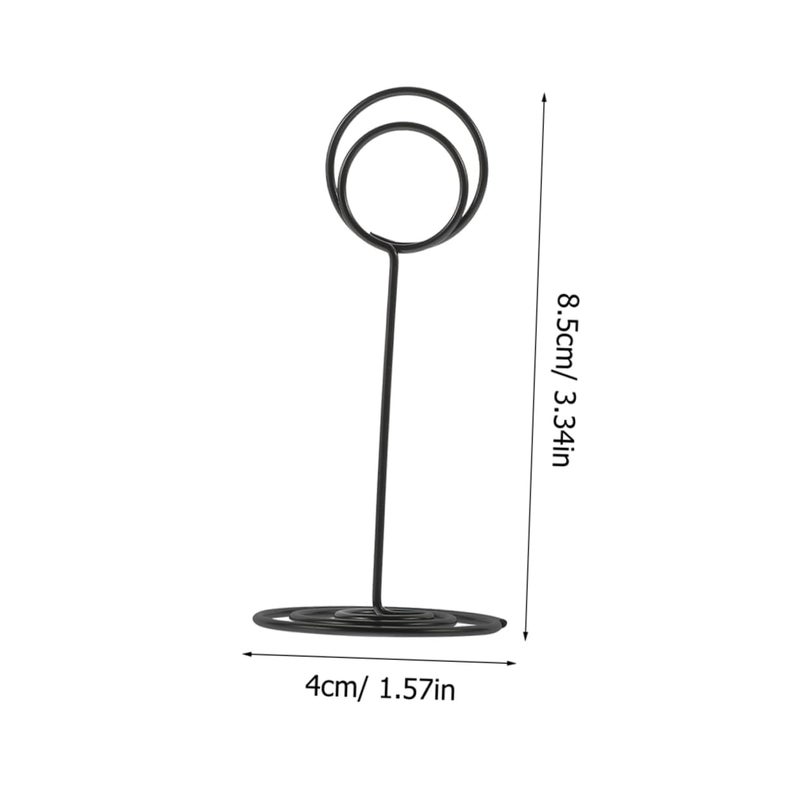 15pcs Metal Table Number Holders Peacock Base Design for Wedding Events Place Cards - Image 3