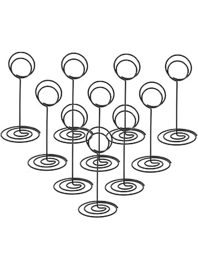 15pcs Metal Table Number Holders Peacock Base Design for Wedding Events Place Cards - Image 1
