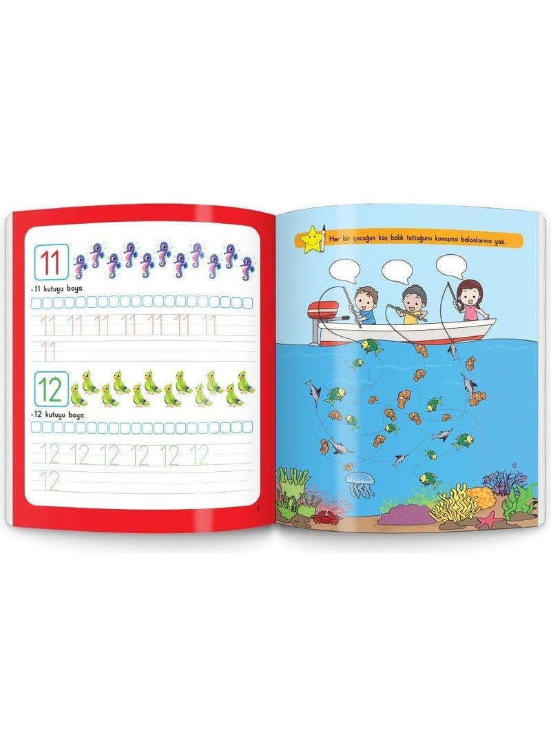 Yükselen Zeka Rising Intelligence 3-6 Years Old Home Activity Set Write-Erase Books  - Image 3