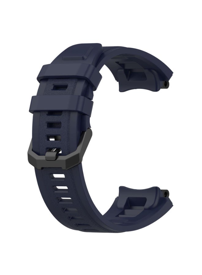 Replacement Watch Bands Compatible for Amazfit Active Edge A2212 Smartwatch Silicone Band Watch Strap Wristband Bracelet for Women Men (Dark Blue) - Image 3