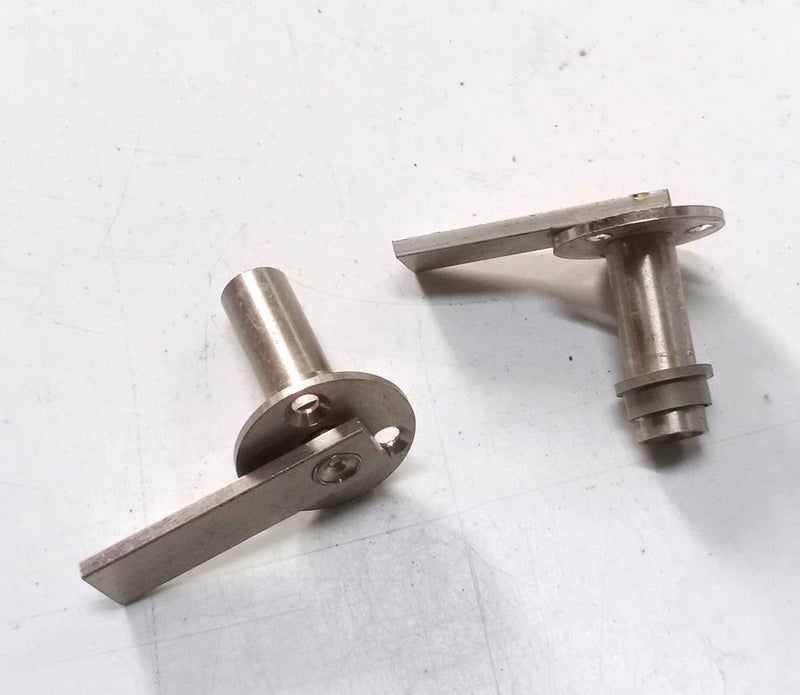 Round Mortise Door Lock Handle Parts 2 Pcs  - Image 4