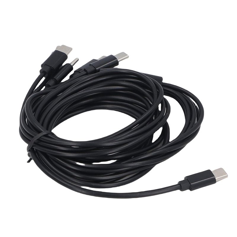 كابل Yunseity USB C إلى USB C، كابل متعدد الوظائف (6 في 1) مقاوم للتآكل، مناسب للأجهزة اللوحية - Image 3