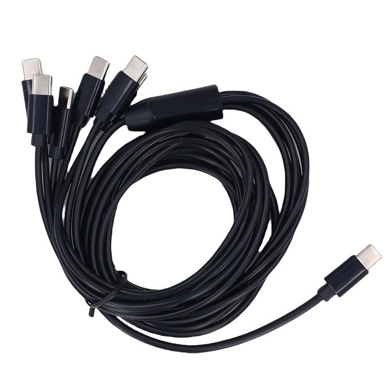 كابل Yunseity USB C إلى USB C، كابل متعدد الوظائف (6 في 1) مقاوم للتآكل، مناسب للأجهزة اللوحية - Image 2