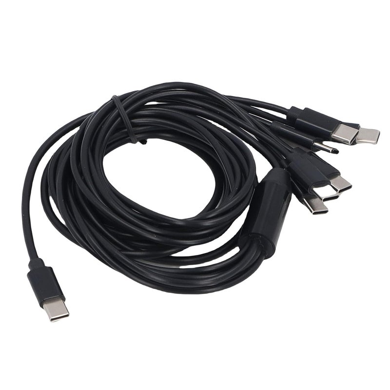 كابل Yunseity USB C إلى USB C، كابل متعدد الوظائف (6 في 1) مقاوم للتآكل، مناسب للأجهزة اللوحية - Image 4