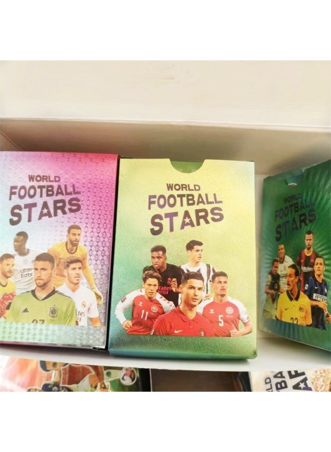 Star Card Gold Foil Card C Luo Massey World Cup Champions League Spanish Premier League Star Gold Card 55 Gold Foil PVC Cards-Color:55 Gold Ball Cards In A Box  - Image 1