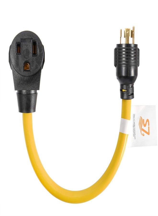 S7 Nema L14-30P to 6-50R Generator Power Cord Welder Adapter, 3 Wire, 125/250V, 10AWG, 20" Long - Image 1
