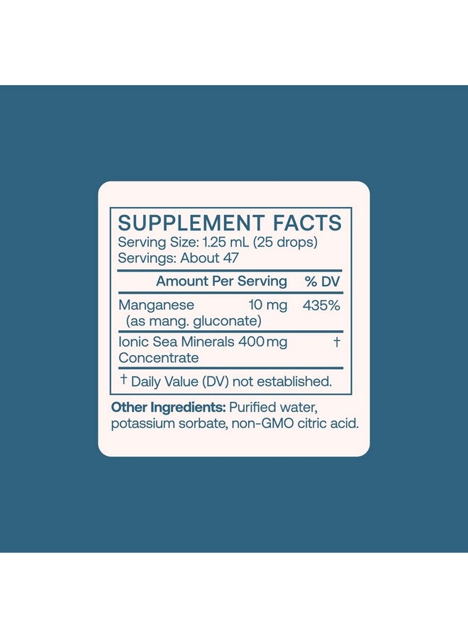 BodyBio - Liquid Manganese for Bone Health, Connective Tissue & Metabolism Support - High Absorption, Pure, Concentrated Manganese Supplement - 2oz - Image 4