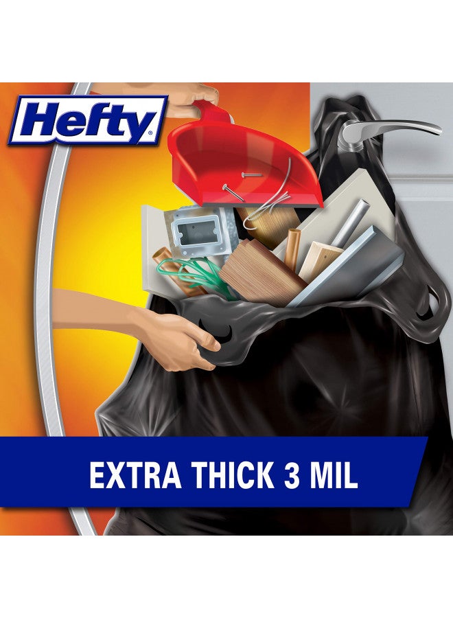 Hefty Load & Carry Heavy Duty Contractor Large Trash Bags, 42 Gallon, 26 Count - Image 3