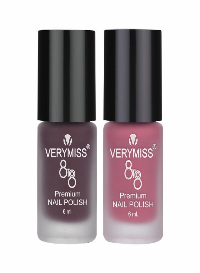 Verymiss Premium Nail Polish Combo (Set 2) 6ml I Ultra-long lasting I Super High Gloss I Quick Dry I Paraben Free (Set 2-4) - Image 1