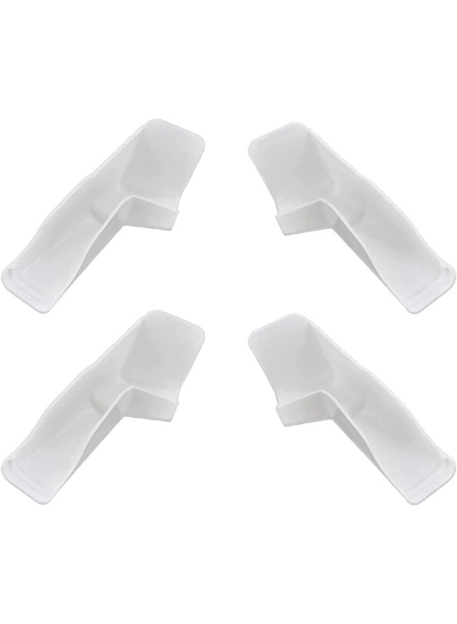 Wadoy Rain Gutter Spout, RV Gutter Spouts, Universal Size to Protect The top of The RV in Rainy Days, Directs Rainwater Away from The Sides of Your RV, Left and Right Side, 2 Left & 2 Right - Image 1