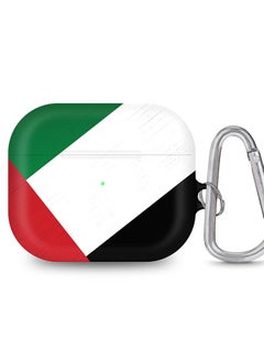 StylePods Case for Airpods 3rd Gen Case With Anti-Lost Keychain - Flag Of UAE