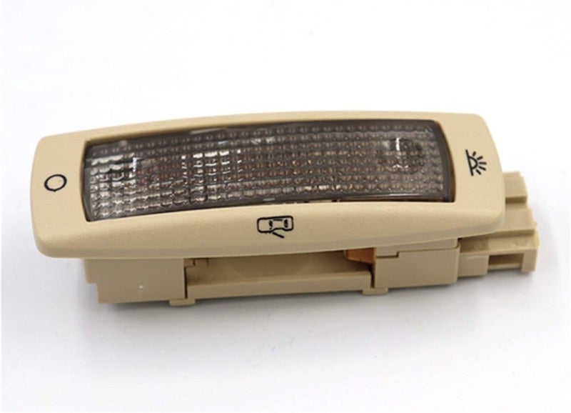 QASULER Beige Rear Reading Dome Light - Image 1