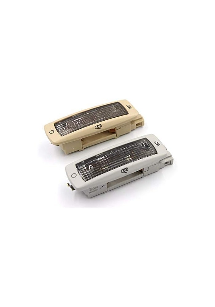 QASULER Beige Rear Reading Dome Light - Image 2